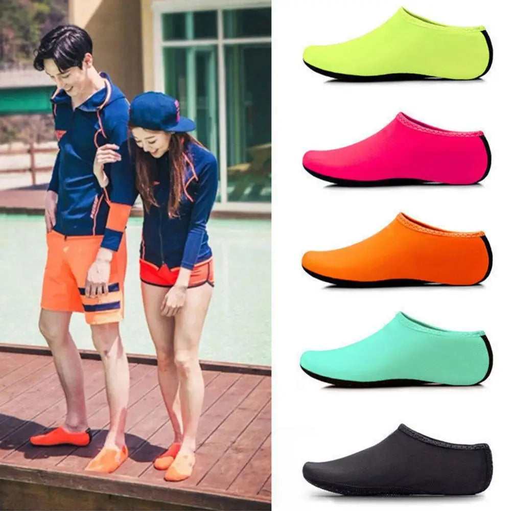 Seaside Beach Shoes Men Women Summer Diving Shoes Quick Dry Non-Slip Barefoot Protector Shoes Swimming Surfing Socks 1 pair