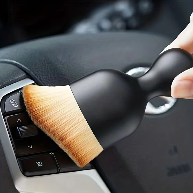 Brush Multifunctional Wine Cup Brush Car Dust Removal Curve Brush Wave Type Powder Foundation Brush Beauty Tools