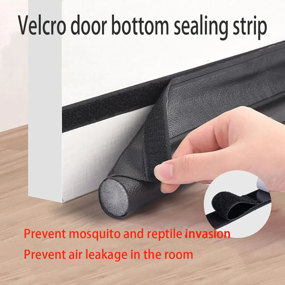 Door gap sealing strip, windproof bottom, bedroom door gap, waterproof, insect proof, soundproof door, and air leakage strip