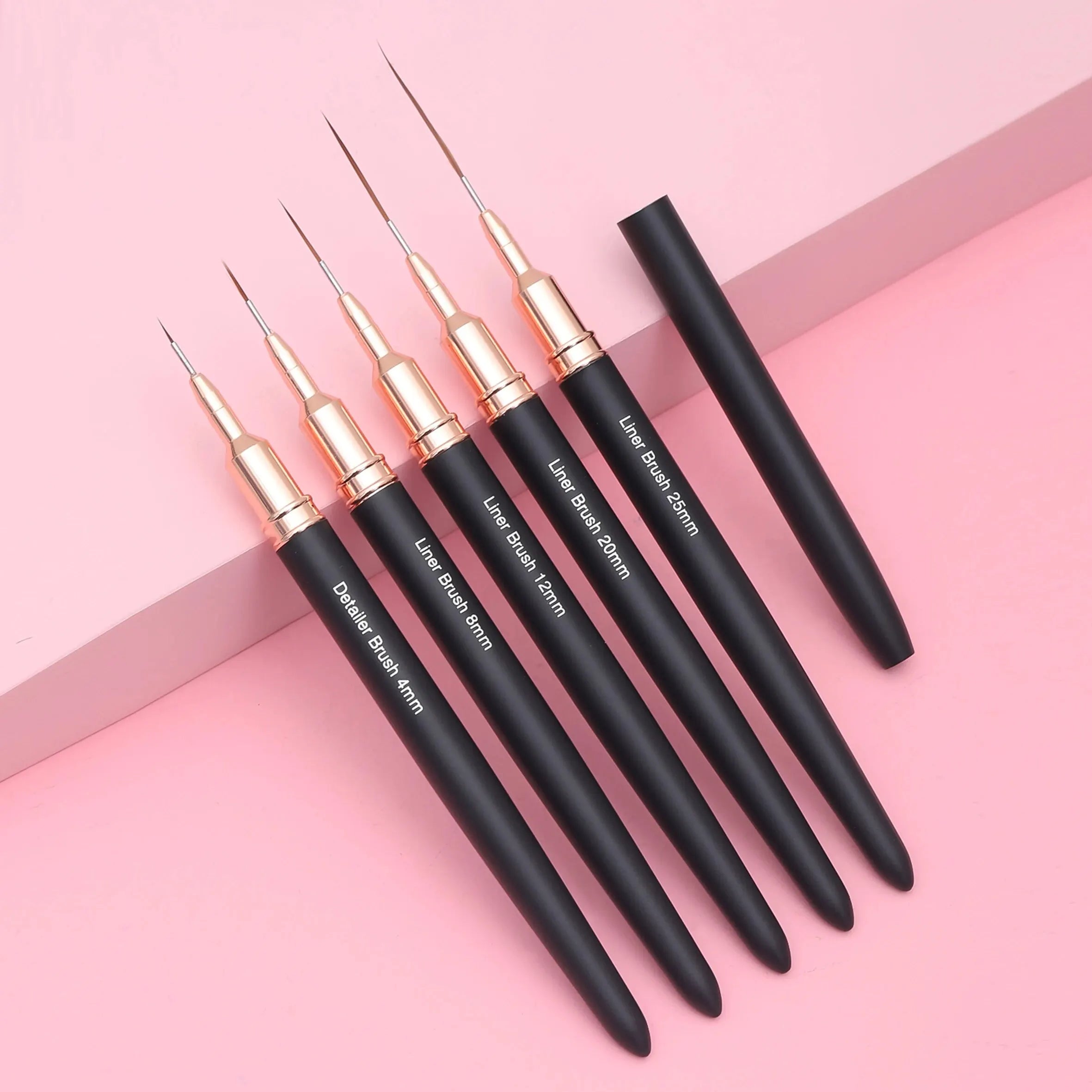 Nail Art Liner Brushes Set Ultra-thin Lines Striping Painting Nail Design Pen Manicure Tool