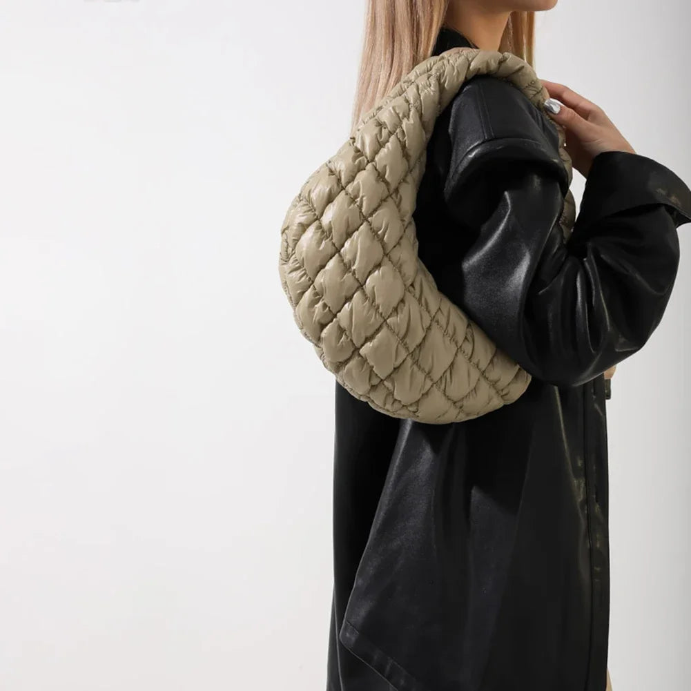 Fashion Quilted Shoulder Bags for Women Handbag Mini Cloud Pleated Bags Puffer Dumpling Bag Girl Luxury Tote Bags Top Handle Bag