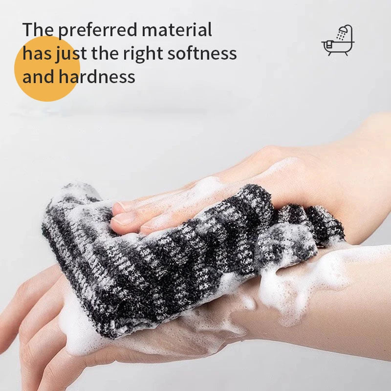 Japanese Rubbing Washcloth Bath Nylon Towel Brush for Back Towels Exfoliating Scrub Shower Sponge Body Bathroom Accessories