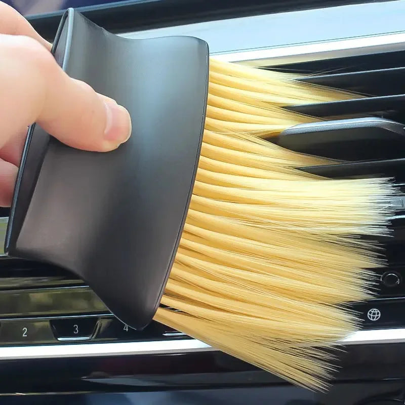 Dust Removal Brush Air Conditioning Outlet Car Wash Dust Collector Large Brush with Good Elasticity Cleaning Accessories