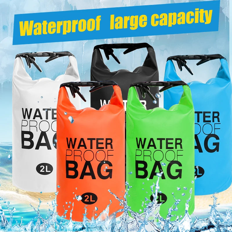 Waterproof Dry Bag Storage Swimming Kayak River Hiking Float Sailing Canoe Diving Compression Backpack