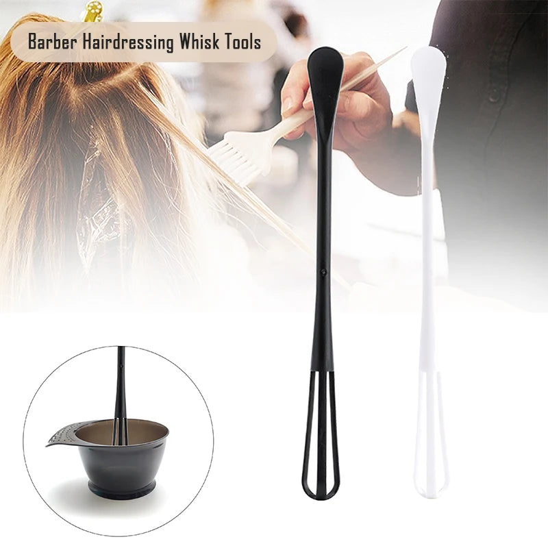 Salon Hairdressing Dye Cream Whisk Salon Plastic Dye Agitator Barbe Hair Styling Tools Accessories Kitchen Whisk Tool