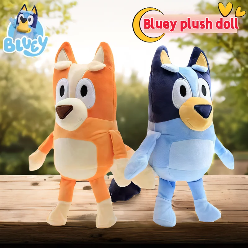 Bluey Family Plush Toys Cute Simulation Pet Dog Patrol Bingo Sister Kawai Plush Children's Toy Doll Birthday Gift Toy