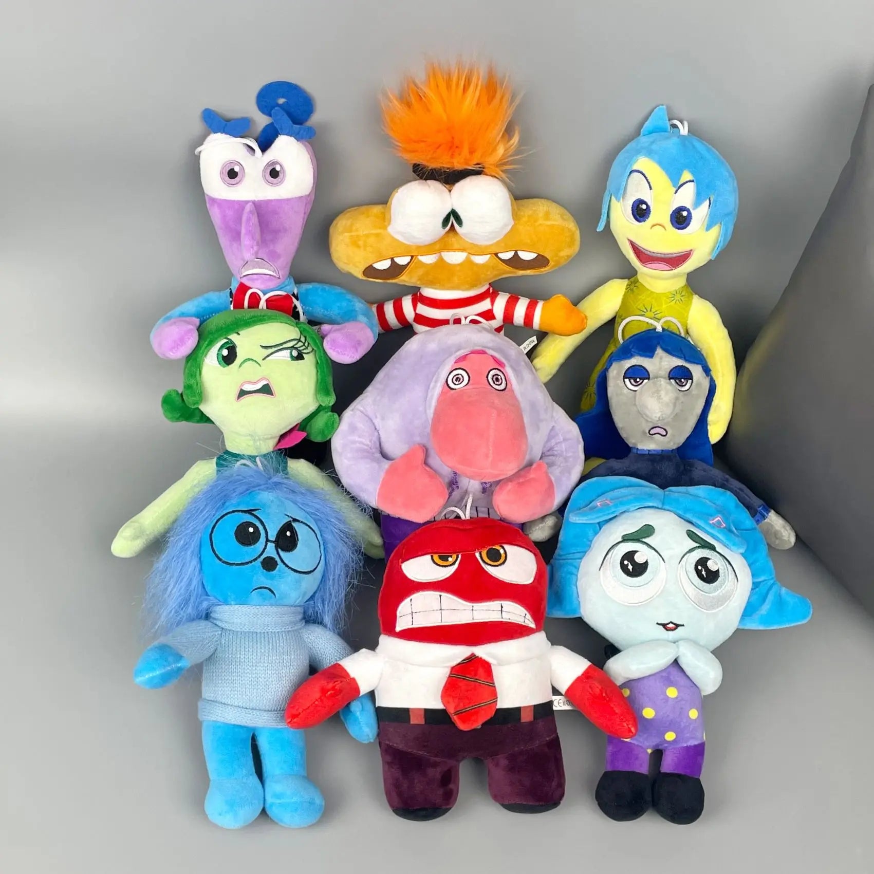 Inside Out 2 Plush Dolls Inside Out Plush Toy Cute Cartoon Plushie Doll Soft Stuffed Anime Periphery Toys Kids Birthday Gifts