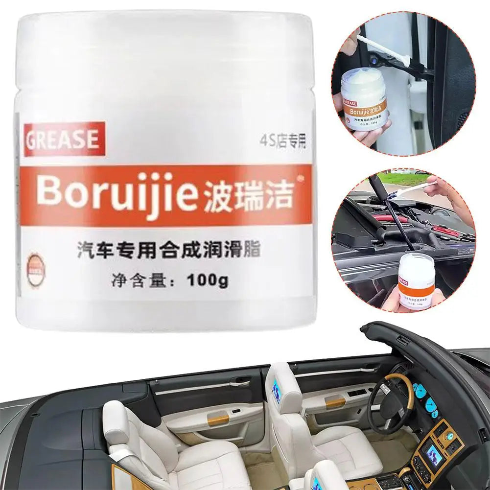 Car Sunroof Track Lubricating Grease Door Abnormal Oil Oil Gear Noise Grease Maintenance White Antirust ﻿ Mechanical Lubric S8P1