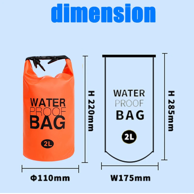 Waterproof Dry Bag Storage Swimming Kayak River Hiking Float Sailing Canoe Diving Compression Backpack