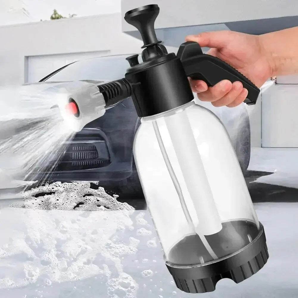 Foam Sprayer Car Wash Hand-held Foam Watering Can Air Pressure Sprayer Plastic Disinfection Water Bottle Car Cleaning Tools