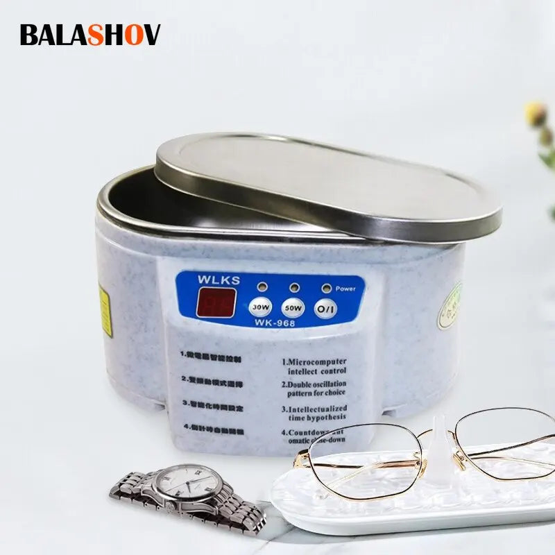 Digital Ultrasonic Cleaner Sonicator Bath Vibration Ultrasonic Jewelry Parts Glasses Circuit Board Watch Cleaning Machine