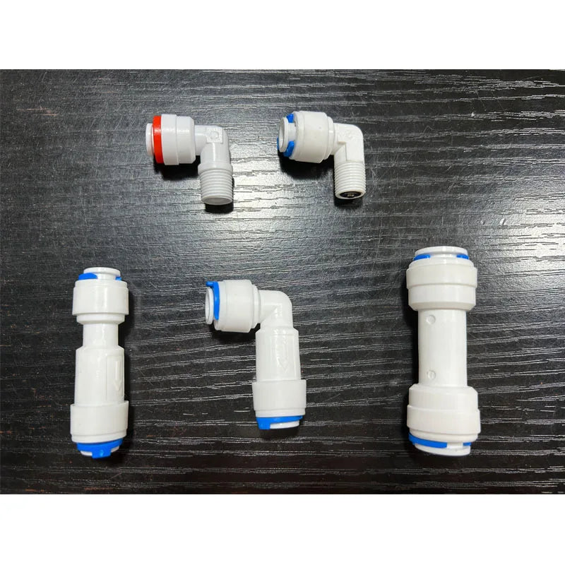 Quick Connector One-way RO Water Non-return Check Valve Straight Elbow Hose Pipe Fitting Water Filter Parts