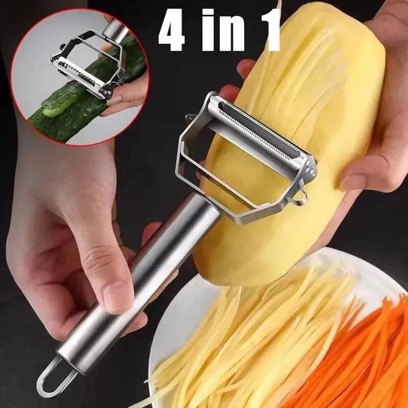 Peeler Multifunction Grater Julienne Peeler Vegetable Fruit Peeler Stainless Steel Shredder Kitchen Tool