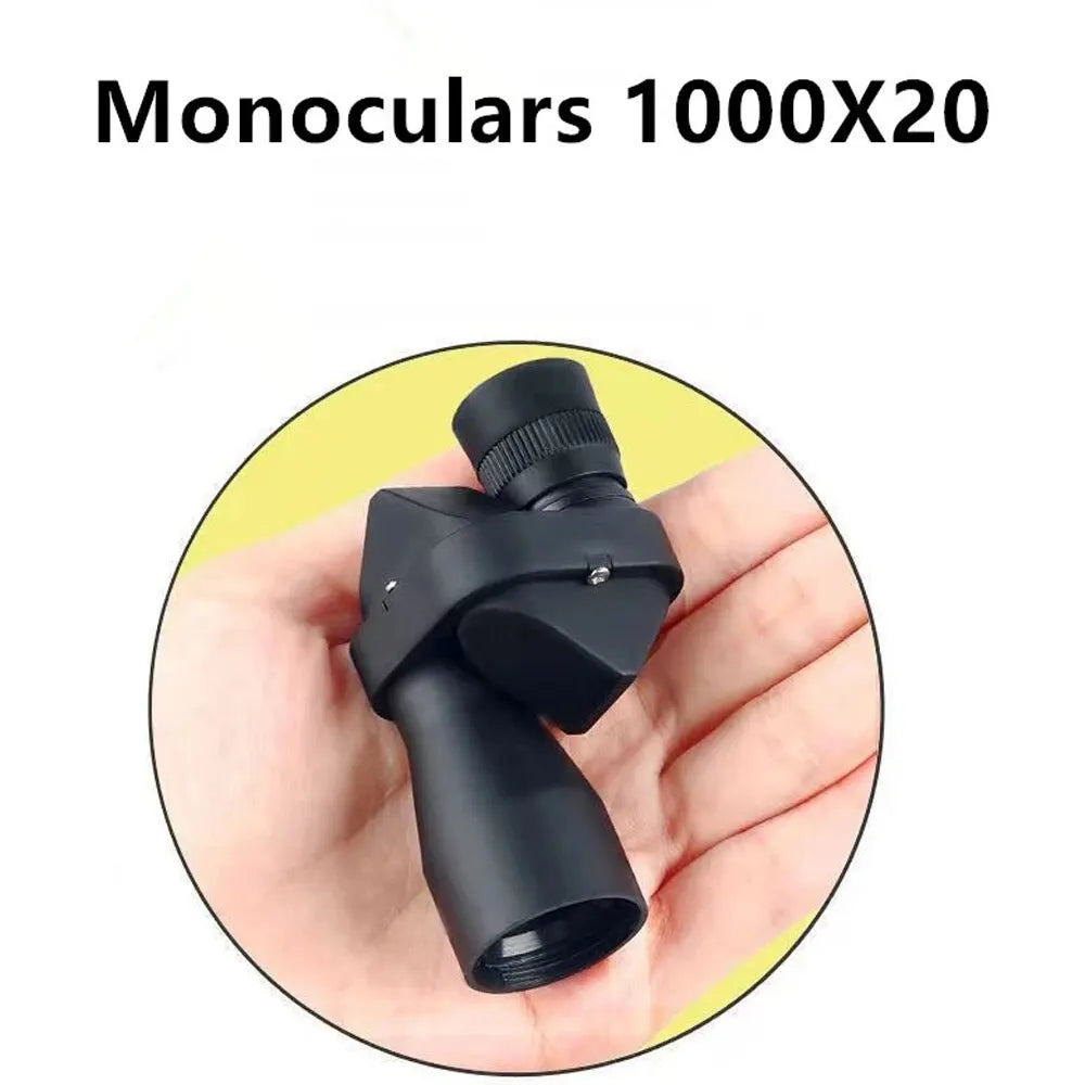 Portable HD Mini Pocket Monocular Telescope High Magnification Zoom Outdoor Fishing Telescope for Hunting Camping Mountaineering