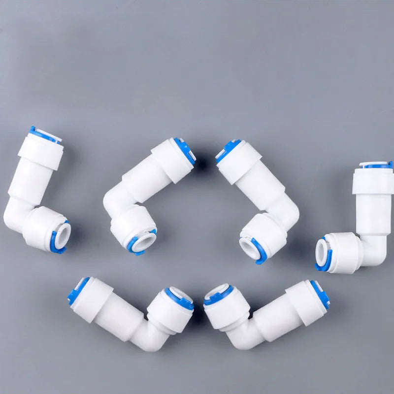 Quick Connector One-way RO Water Non-return Check Valve Straight Elbow Hose Pipe Fitting Water Filter Parts