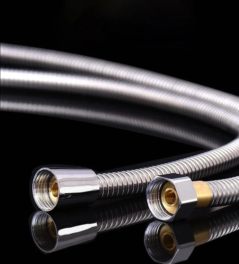 Stainless Steel Shower Hose High Quality Faucet Hose Flexible Shower Hose Thick Silicone Bathroom 3 Meter Shower