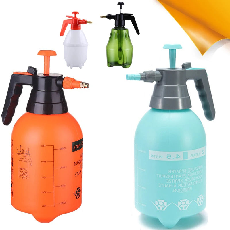 Hand Pressure Water Sprayer Trigger Air Pump Garden Disinfection Sprayers Spray Bottle Car Cleaning Sprayer Watering Can