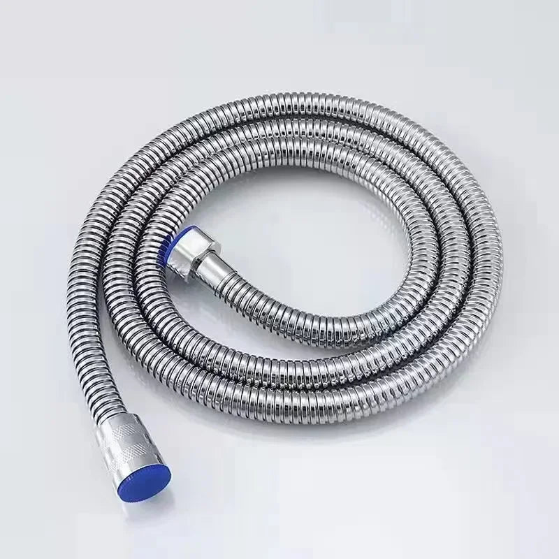 Silver Flexible Shower Hose (SUS304) Water Pipe Extension Accessories Bathroom Supplies New Product Series Tube Bath Home