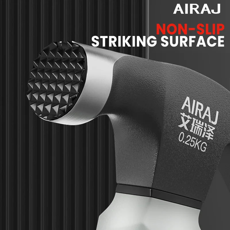 AIRAJ Multifunctional Mini Claw Hammer, Anti Slip And Shockproof Hammer, Professional Grade,Magnetic Woodworking Manual Tool