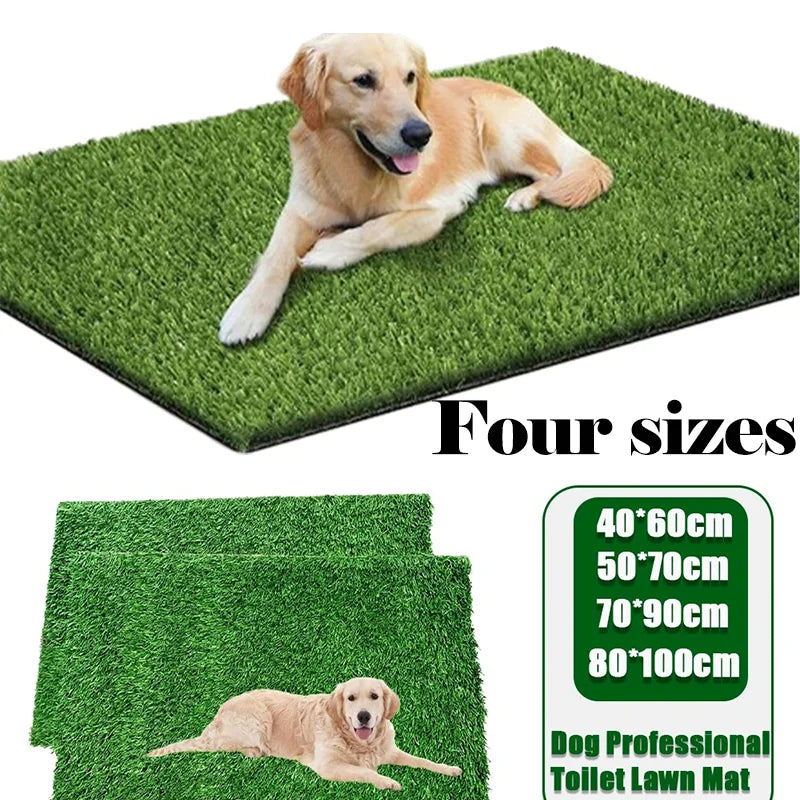 Artificial Grass Dog Pee Pad Pet Lawn Mat Pet Training Dog GrassEasy To Clean  Lawn Mat with Drainage Holes Pet Indoor Outdoor