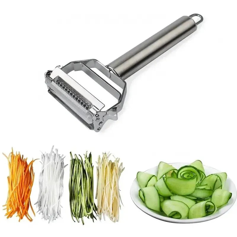 Peeler Multifunction Grater Julienne Peeler Vegetable Fruit Peeler Stainless Steel Shredder Kitchen Tool