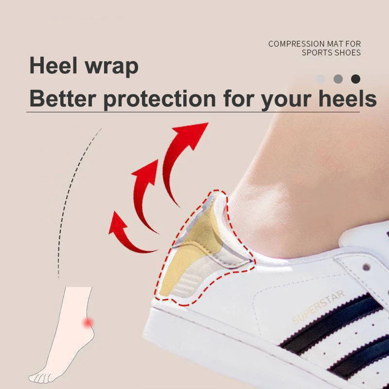 Shoe Pads Anti Wear Heel Insoles Patch Unisex Cushion Pads Feet Care Protector Adhesive Back Sticker Shoes Insert Insole