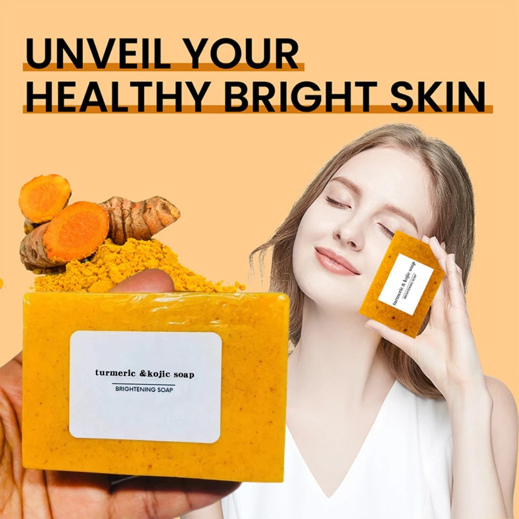 Turmeric Body Care Soap Soap Clean And Removing Skin Grease Control Oil Intake Prevent Dry Skin Toilet Soap Body Care Products