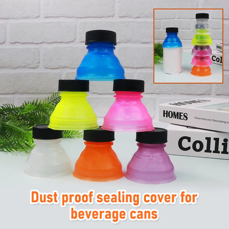 Reusable Plastic Airtight Lid Beer Water Dispenser Lid Can Protector Caps Cover Bottle Top Soda Saver Cans Dust Cover