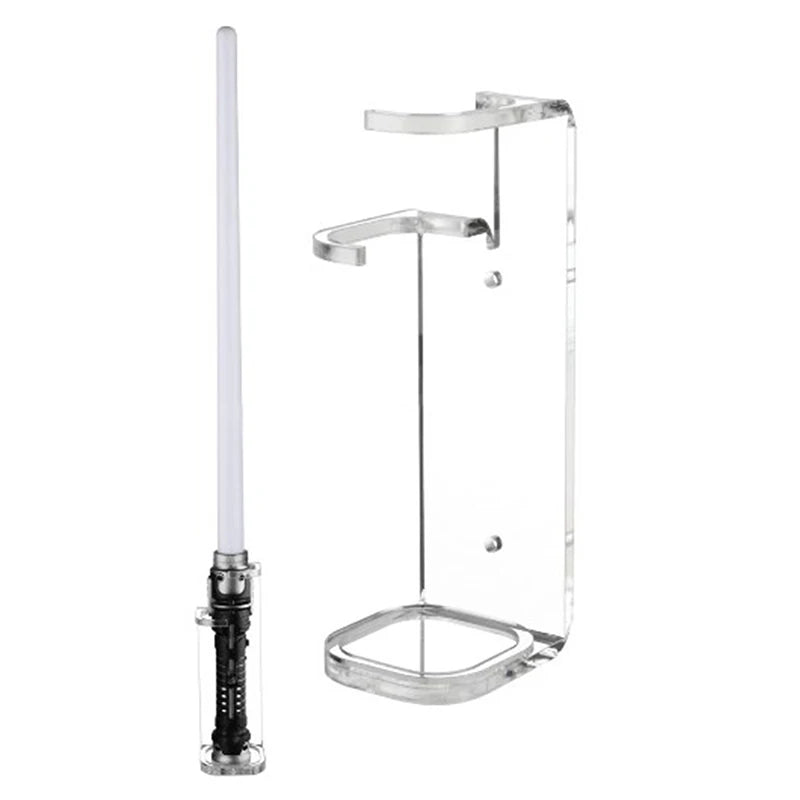 Acrylic Clear Light Saber Stand Wall Mount Storage Rack With Screws For Star Planet Lightsaber Display Stand