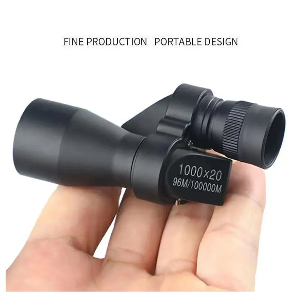 Portable HD Mini Pocket Portable Metal Telescope Single-barrel High-powered Telescope Outdoor Hunting Camping Mountaineering