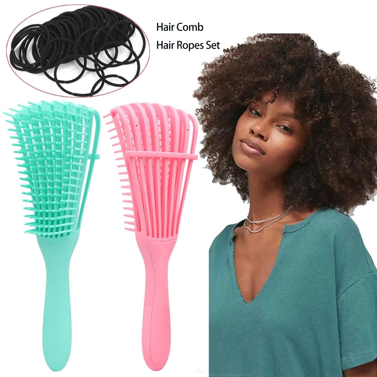 Hair Brush Detangling Brush Scalp Massage Hair Comb Detangling Brush For Curly Detangler Hairbrush Women Men Salon