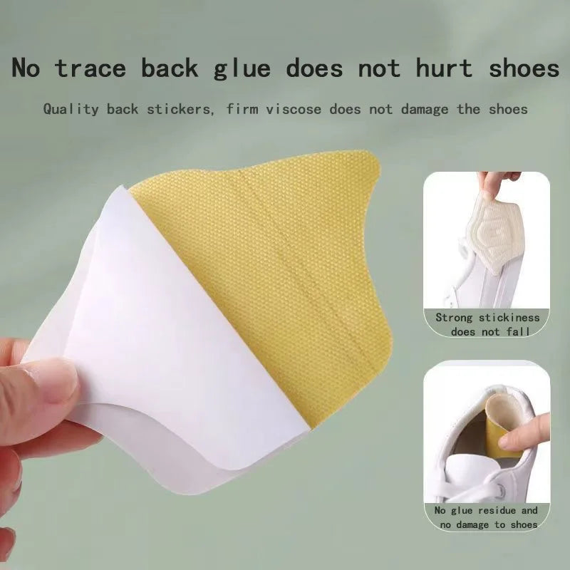 Shoe Pads Anti Wear Heel Insoles Patch Unisex Cushion Pads Feet Care Protector Adhesive Back Sticker Shoes Insert Insole