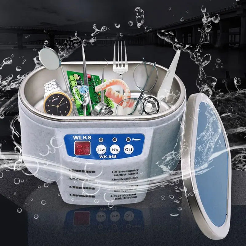 Digital Ultrasonic Cleaner Sonicator Bath Vibration Ultrasonic Jewelry Parts Glasses Circuit Board Watch Cleaning Machine