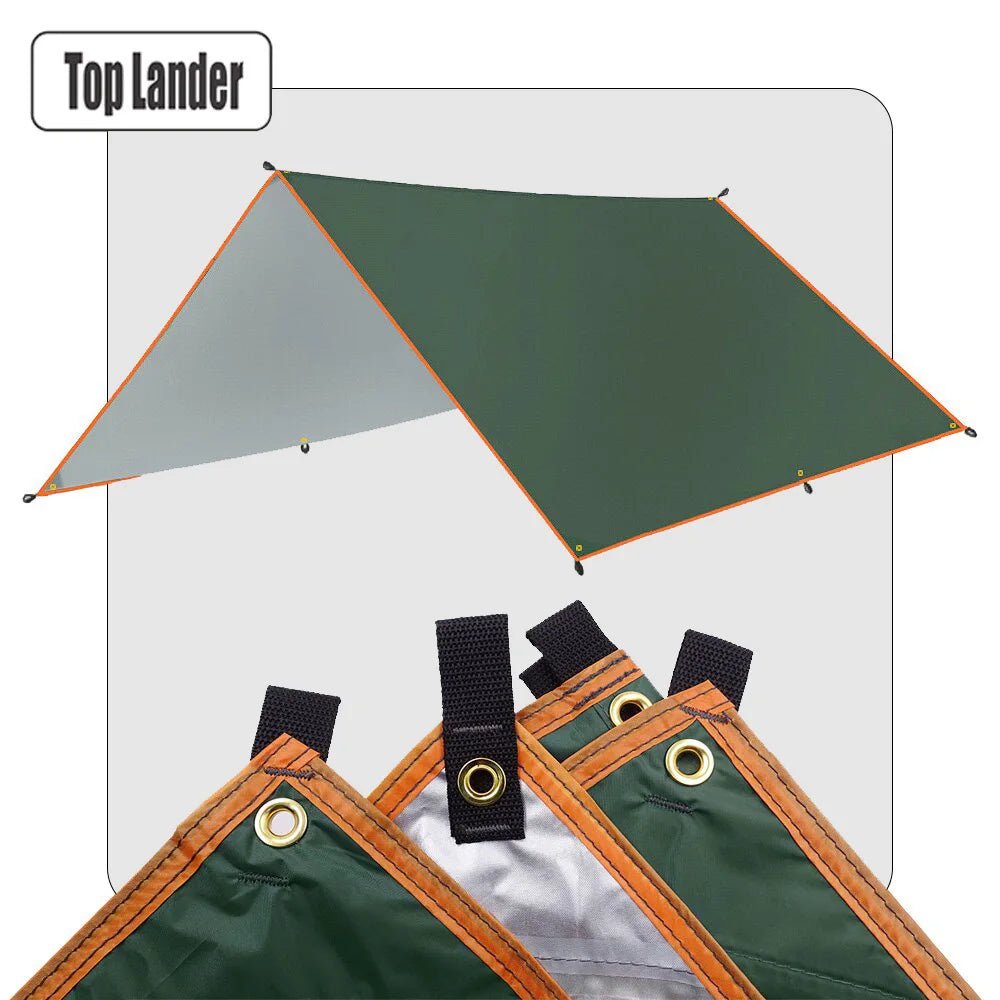 Waterproof Tarp Tent Shade Ultralight Garden Canopy Sunshade Outdoor Camping Awning Tourist Beach Sun Shelter 4x4