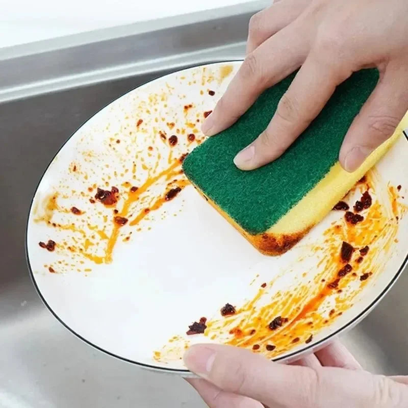 Magic Double-sided Highly Absorbent Sponge Kitchen Clean Pot Rust Stain Sponges Grease Cleaning Brush Cleaner Tools Wholesale