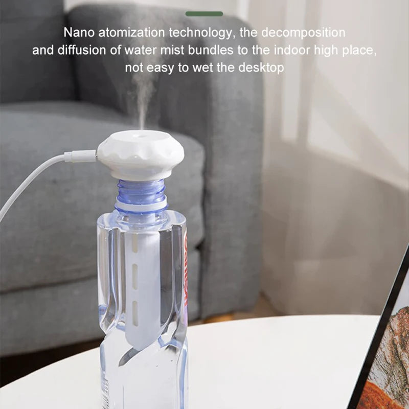 Mini Mineral Water Humidifier Portable Intelligent Humidifiers USB Nano Spray Desktop Air Humidification Stick Car Home Office