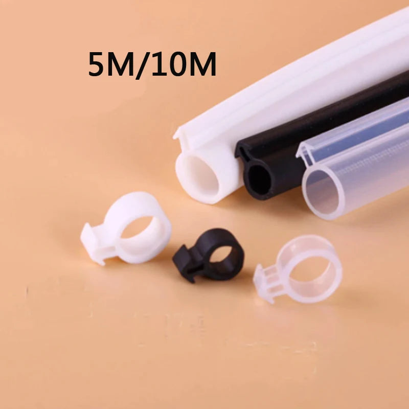 Type Plastic Steel Door Window Block Sealing Weather Stripping Silicon Rubber Elastic Band Draft Stopper Hollow Bulb