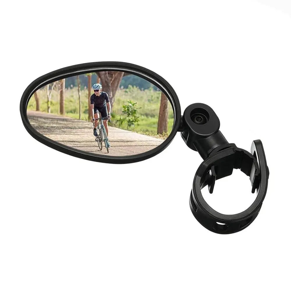 Bike Rearview Mirror 360° Adjustable Rotatable Handlebar Convex Mirror Safe Wide Angle For Bicycle Cycling Outdoor Sports